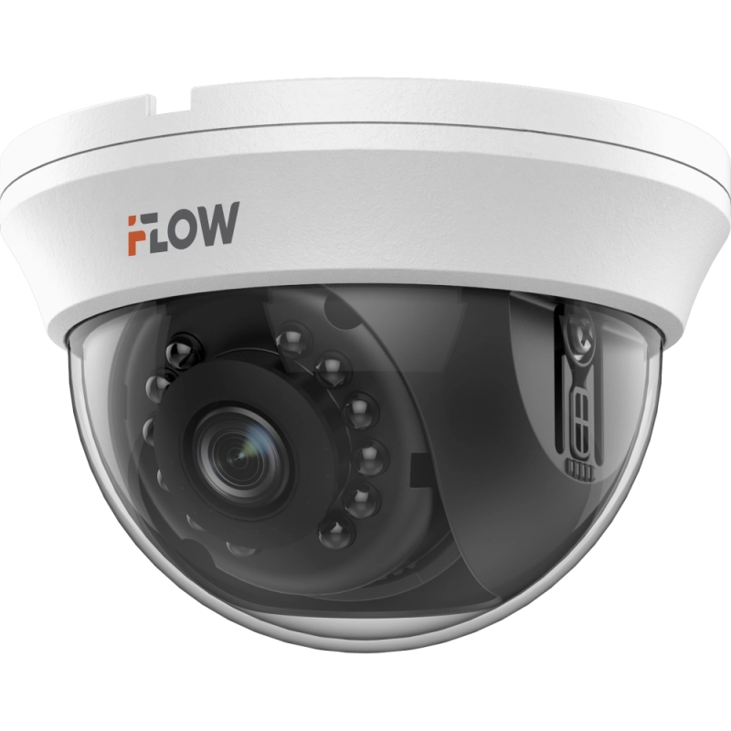 IP-камера iFLOW F-0(T)(2.8mm), 2 Мп, купольная, уличная